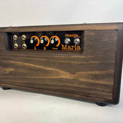 Marla Amplification Charlie Barker Head + T212CB Ext Cab - Coffee Stain Reverb.com Exclusive image 7