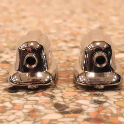 Slingerland Chrome Sound King Large Drum Lugs 2pk Vintage 1990's 2.25" image 4