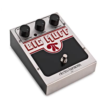 Electro-Harmonix Big Muff Pi Fuzz Distortion Sustainer - Silver / Black / Red image 4
