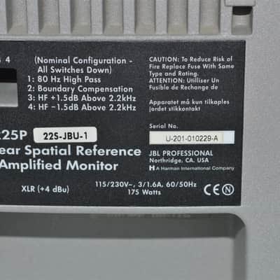 JBL Professional LSR25P Pair Near field Monitors Exc Sound detail & stereo separation - MADE IN USA! image 13