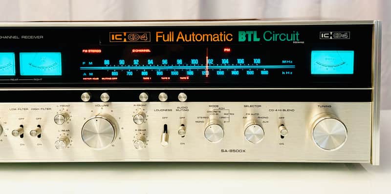 Vintage Technics 🔥 SA-8500x CD-4 AM/FM 4-Channel Receiver - | Reverb