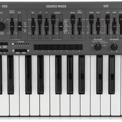 Behringer MS-1 MK II-GY 32-key Monophonic Analog Synthesizer - Gray (MS1mk2GYd1)