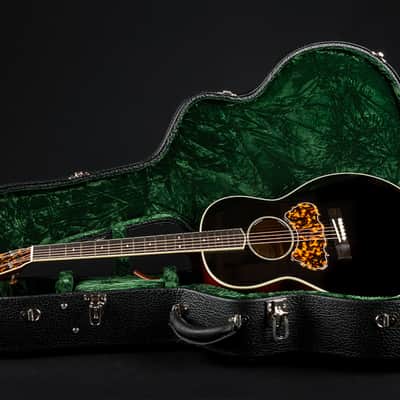 Bourgeois SJ Oval Hole Mahogany and Aged Tone Adirondack Spruce Black Top Custom NEW image 25