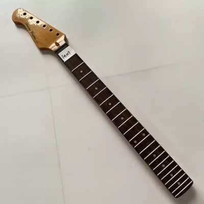Harley Benton VT semi-finished guitar neck and head - Sapele wood - 22 strings - Right hand - DIY image 1
