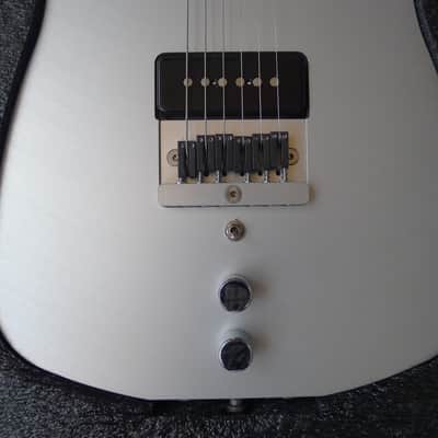 Obstructures 0.750 2016 clear solid aluminum guitar image 21