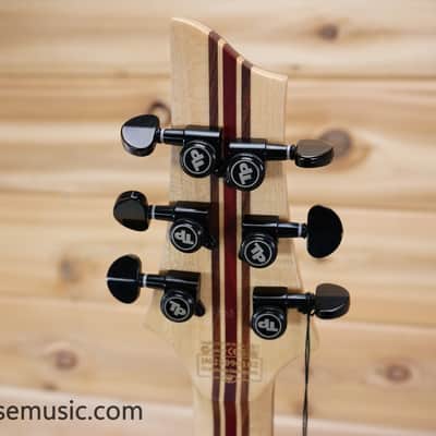 Schecter C-1 Pale Moon Electric Guitar - Natural Satin w/Black Burst image 14