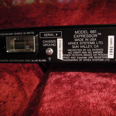 Near Mint Aphex 661 Expressor Tube Compressor High-End Studio Quality! imagen 11