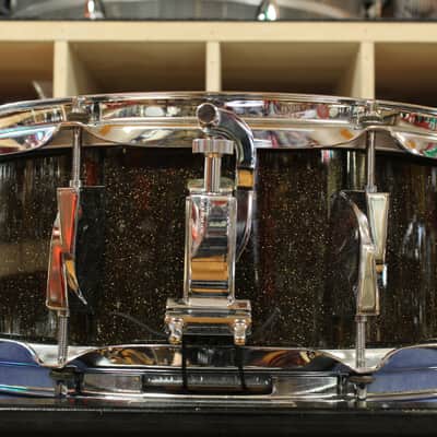 Canopus 5x14 Yaiba Birch Snare Drum in Ice Black Sparkle image 4