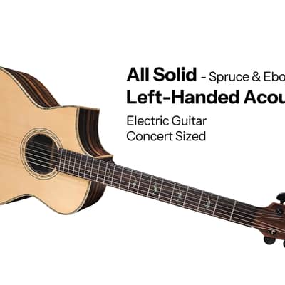 Bromo BAR 5 CEL Left Handed All-Solid Cut-A-Way Acoustic image 2