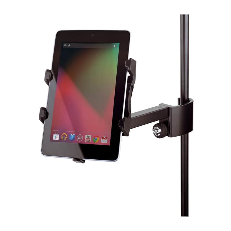 K&M 19740 | 90 degree Swivel 4.7 to 8.6 inch Height Stand Tube Attachable for Universal Tablet PC image 1