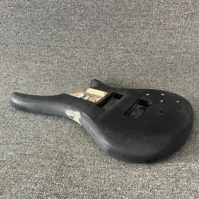 Black 5 String Electric Bass Basswood Body image 7