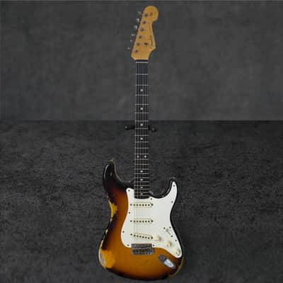 Fender Custom Shop '59 Stratocaster Heavy Relic - Faded/Aged Chocolate 3-Tone Sunburst image 7