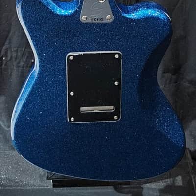 Squier Paranormal Super Sonic Blue Sparkle image 4