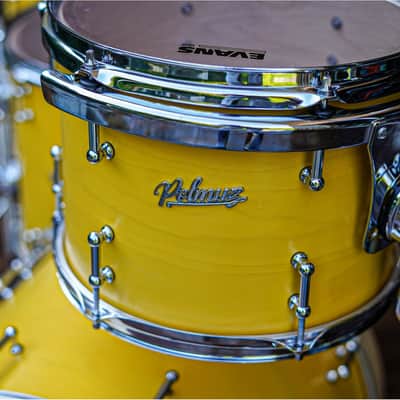 Polmuz drums Maple Model 1 KELLER - 20/12/14/16 - Yellow Wax image 5