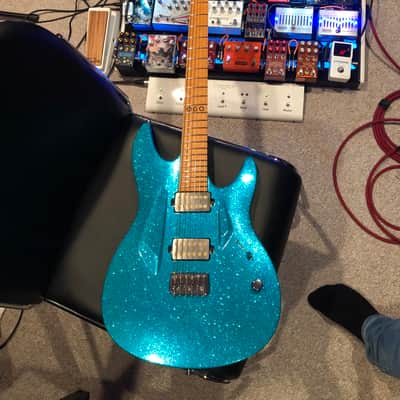 Aristides 060 Aqua green sparkle gloss image 13