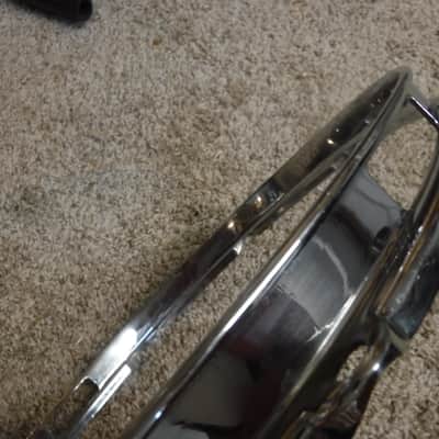 1960's Camco Oaklawn Chrome over Brass Snare Drum Rim image 1