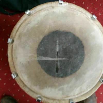 Handmade Dholak Musical Rope Mango Wood Indian Traditional Musical Instrument With Cover image 4