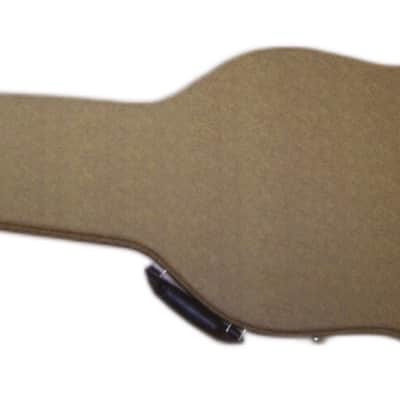 Vintage Style Fender Telecaster Thermometer Shaped Yellow/Gold Tweed Guitar Case, RARE Color Combo image 17