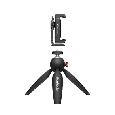 Sennheiser MKE 200 Mobile Kit - w/ MKE 200, Manfrotto PIXI Mini Tripod and Sennheiser Smartphone Clamp image 4