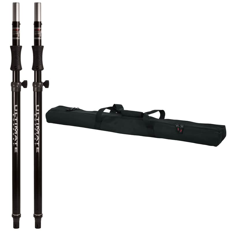 Ultimate Support SP-100B Air-Powered Series Speaker Subwoofer Poles w Case image 1