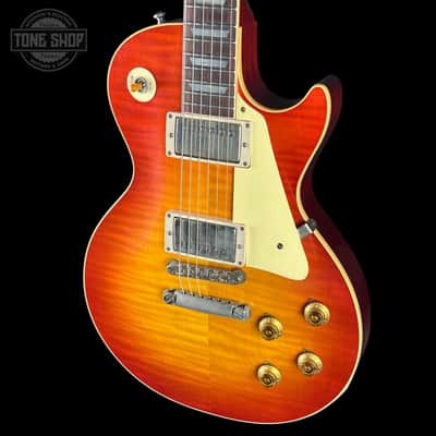 Gibson Custom 1959 Les Paul Standard Reissue Ultra Light Aged Sunrise Teaburst w/case 951301 image 5