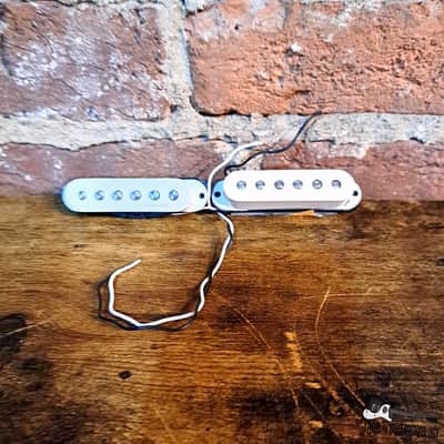 Low Wind Lawsuit Era Single Coil Pickups - Set of 2 (1970-80s - White) image 1