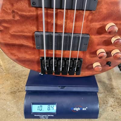 MTD 535-24 with Quilted Makore Top, Flamed Maple Body & Birdseye Maple Fingerboard image 15