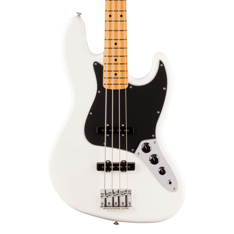 Used Fender Player II Jazz Bass - Polar White w/Maple FB image 1