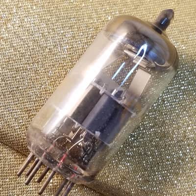 Amperex Matched Pair (2) 6DJ8 tNOS AT1000 TESTED Vacuum Tubes PQ premium quality Heerlen A-frame Orange Globe T5 ECC88 dual triode 1973 image 22
