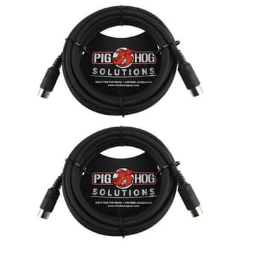 Pig Hog Solutions PMID15 - 15ft MIDI Cable Black Instrument Interface - New image 3