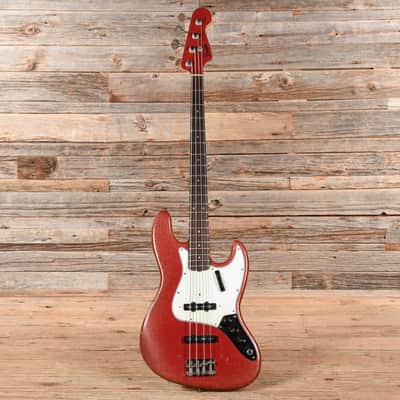 Fender Jazz Bass Red Sparkle Refin 1964 image 4