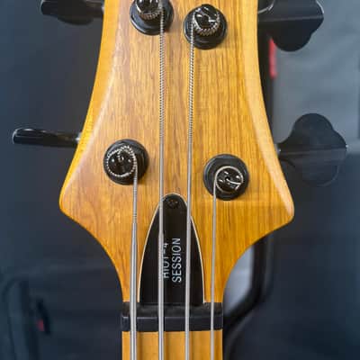 Schecter Riot-4 Session 4-String Active Bass 2010s - Aged Natural Satin image 4