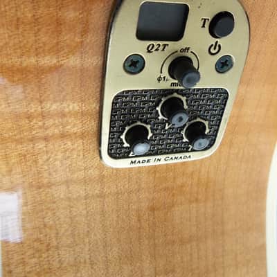 SEAGULL Artist Cameo CW DELUXE QII PEPPINO MODEL 2015 Flame Maple Sides/Back image 5
