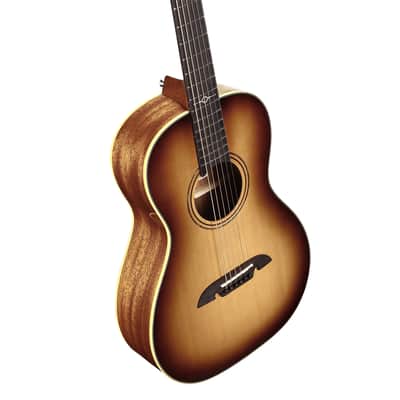 Alvarez Masterworks Parlor Guitar Acoustic Electric Shadowburst (MP60e_Shadowburst) image 6