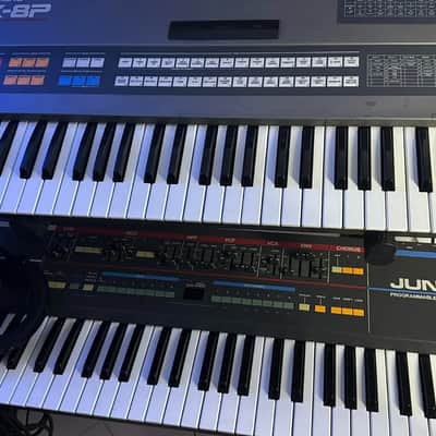 Roland Juno-106 61-Key Programmable Polyphonic Synthesizer 1984 - 1985 - Black image 4