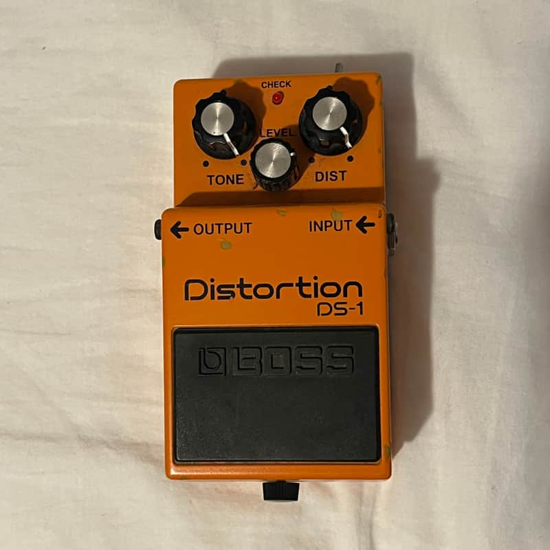 Modded Boss DS-1 Distortion (Silver Label) 1994 - Present - Orange