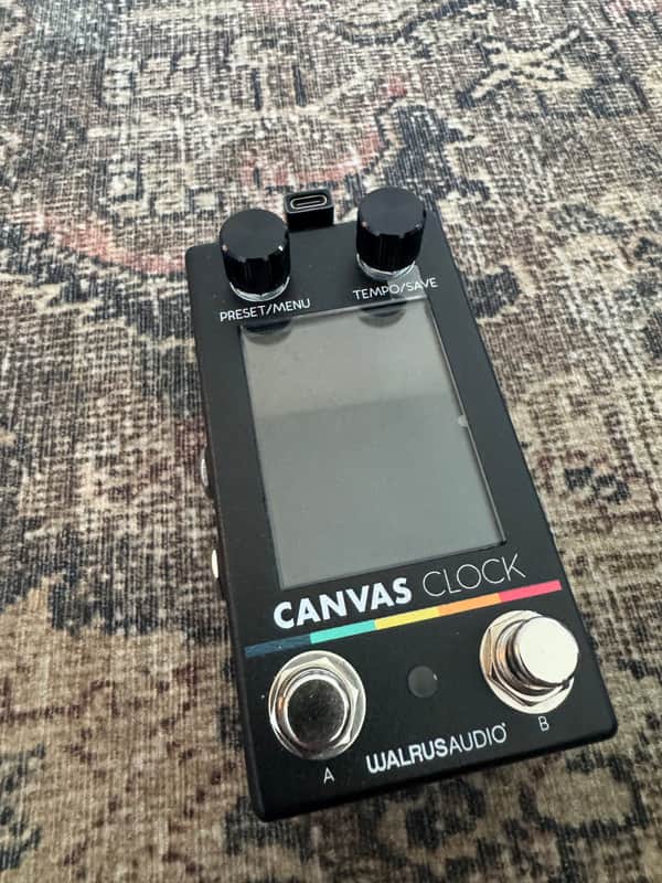 Walrus Audio Canvas Clock