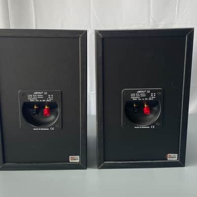 Jamo 38 Bookshelf Speakers HiFi Stereo Vintage Home Audio Denmark Black Grills image 5