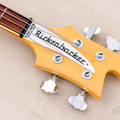 1982 Rickenbacker 4003 Vintage Neck Through Bass Mapleglo w/ Case image 4