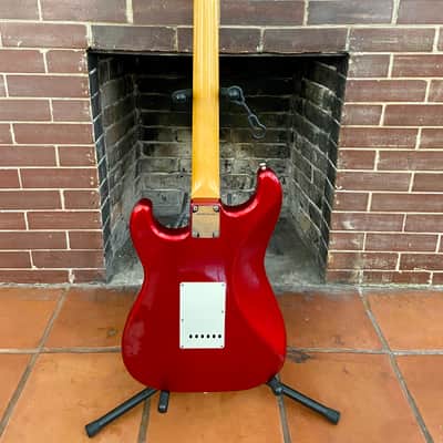 Fernandes Strat 90’s - Cherry Red with OHSC image 15