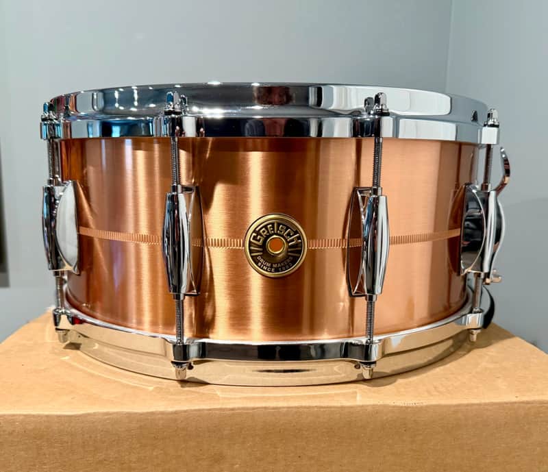 Gretsch Drums 2mm Copper USA Snare Drum 14x6.5 image 1