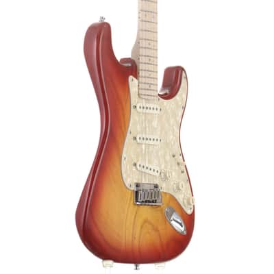Fender American Deluxe Stratocaster SCN Ash with S-1 MF, Aged Cherry Sunburst [DZ9338164] (06/29) image 8