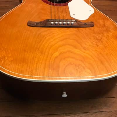 Vintage 1970 Fender F1010 Uni-Bar Acoustic Natural image 5
