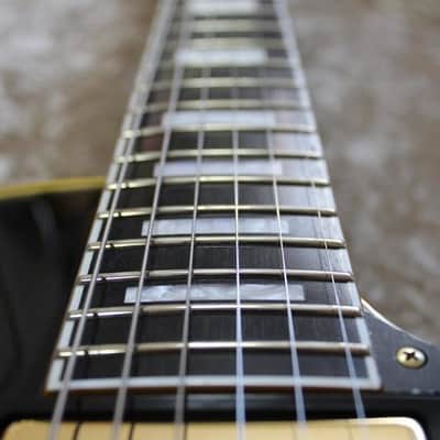 ESP Edwards E-LP-130ALC 2015 Black, Les Paul Custom type, MIJ, Duncan PUs, Nitrocellulose Lacquer image 6