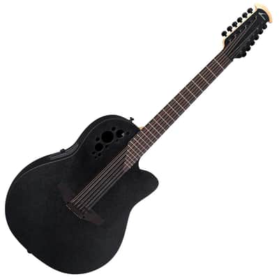 Ovation 2058TX-5 Pro Series Elite TX Deep Contour Solid A-Grade Sitka-Spruce Top 12-String Acoustic-Electric Guitar image 1