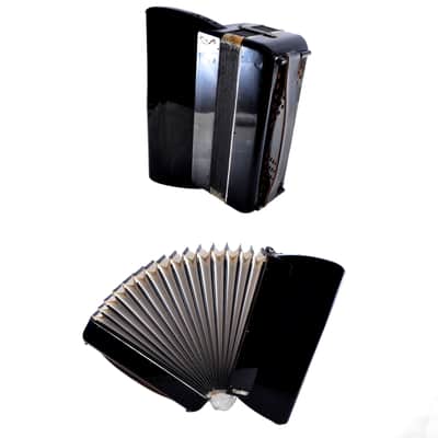 Vintage Top German Made LMM Accordion Hohner Verdi III M - 120 bass, 12 switches + Original Hard Case & Straps image 24