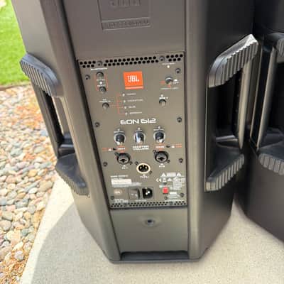 JBL 2 (two) JBL EON612 2-Way 1000-Watt 12" Active Loudspeakers 2010s - Black 2024 - Black image 6
