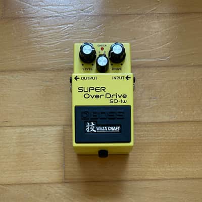Boss SD-1W Super OverDrive Waza Craft 2015 - Present - Yellow image 1