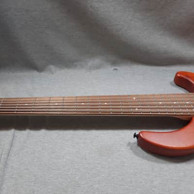Dean Edge 1 6 String Bass 2023 - Vintage Mahogany image 3