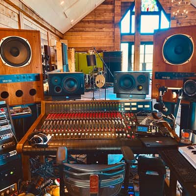 Tannoy SRM 15X studio monitor speakers 70’s Natural image 1